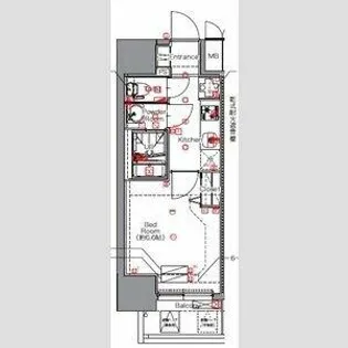 MAXIV名古屋上前津【6階】の間取り