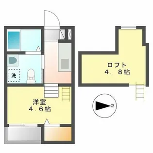 ウィーン・ベル【102号室】の間取り