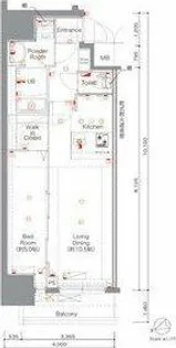 MAXIV名古屋上前津【11階】の間取り