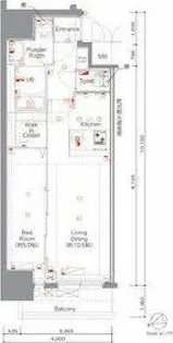 MAXIV名古屋上前津【11階】の間取り