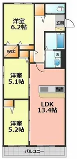 HEIM MAISON 庄内通駅東 D棟【1階】の間取り
