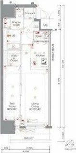 MAXIV名古屋上前津【7階】の間取り