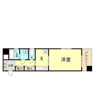 プレサンス新神戸【5階】の間取り