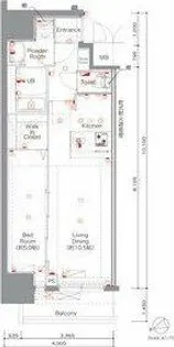 MAXIV名古屋上前津【4階】の間取り