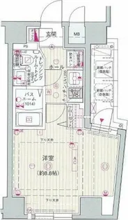 エステムプラザ名古屋・栄プレミアム【10階】の間取り