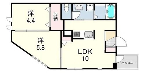 ビアンカ元町【4階】の間取り