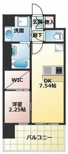 セレニテ江坂エクラ【6階】の間取り