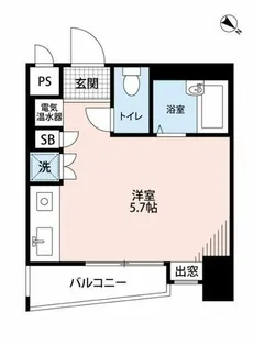 博多祇園エクセル43【2階】の間取り