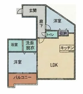 リーフ志免【302号室】の間取り
