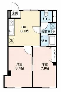 パラシオ美合【202号室】の間取り