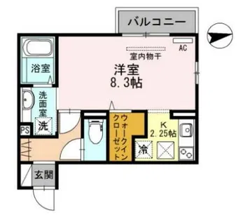 プラージュ武庫川 B棟【1階】の間取り
