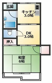 正雀プラザ【2階】の間取り