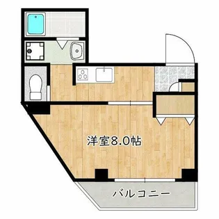 ラメール諏訪森【4階】の間取り