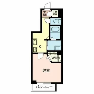 グリシーヌ【0202号室】の間取り