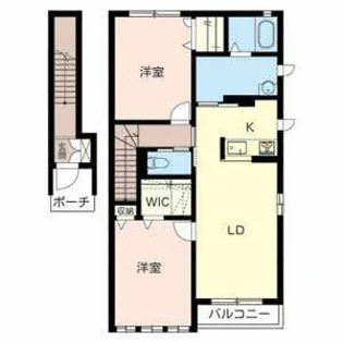シャーメゾン ゴッホ【0202号室】の間取り