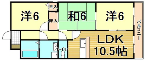 デイグランシエル【4階】の間取り