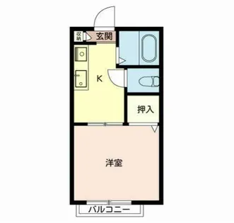 サンハイツふじ【0201号室】の間取り