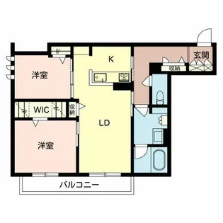 シャーメゾンサザンステージ【0205号室】の間取り