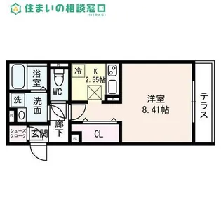 愛知県岡崎市羽根町字北ノ郷【アパート】の間取り