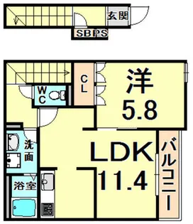 FONTE【2階】の間取り