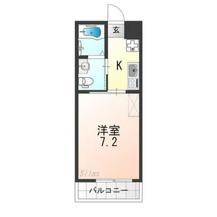 クレア・ラ・クーオ【3階】の間取り