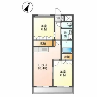アシューレ【1階】の間取り
