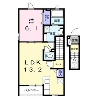 リーベ【2階】の間取り