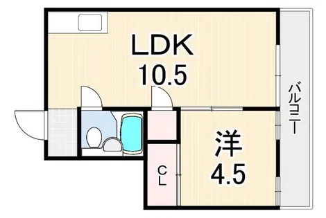 伊丹中央ビル【4階】の間取り