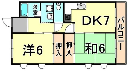 エスポワールコナカビル【4階】の間取り