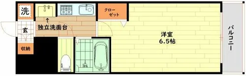 エステムコート大阪城北天満の社【3階】の間取り