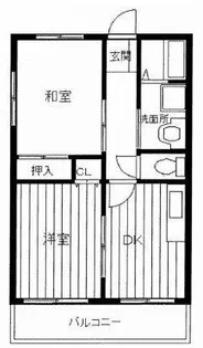 エミネンスイケダ【6階】の間取り