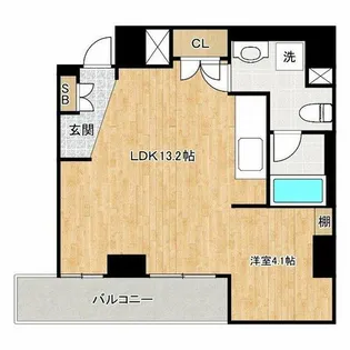 ラジエーションコート【4階】の間取り