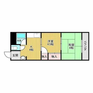 パールハイツ【2階】の間取り