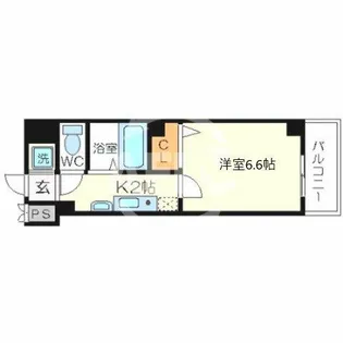 ACTY新町【2階】の間取り