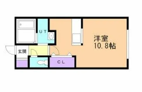 inizio【107号室】の間取り