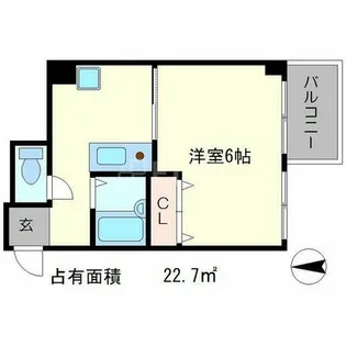 武興門ビル【4階】の間取り