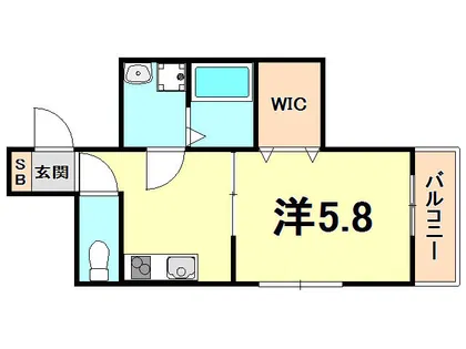 ロータスコート3【1階】の間取り