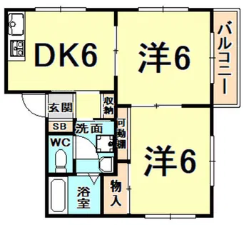 エクセルメゾン【1階】の間取り