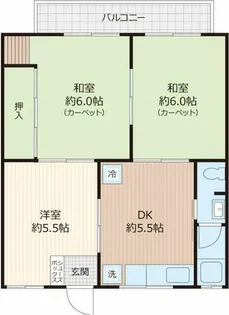 グリーンマンションⅠ【4階】の間取り