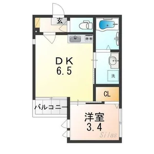 oeillet【2階】の間取り