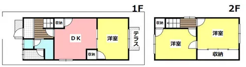 大阪府茨木市主原町【一戸建】の間取り