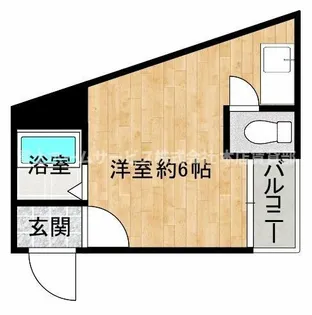 第六大朋マンション【101号室】の間取り
