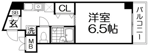 ブロッサムサンキョー【3階】の間取り