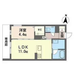 プレシャスレジデンス丸の内【0102号室】の間取り