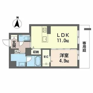 プレシャスレジデンス丸の内【0107号室】の間取り