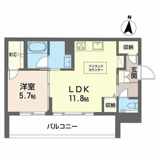 プレシャスレジデンス丸の内【0201号室】の間取り