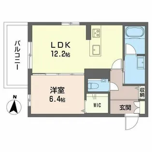 プレシャスレジデンス丸の内【0203号室】の間取り