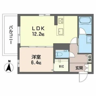プレシャスレジデンス丸の内【0303号室】の間取り