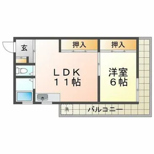 グリーンヒル清水が丘【3階】の間取り