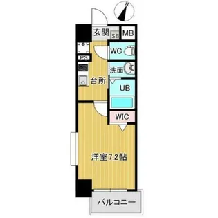 エスポワール那の川【703号室】の間取り